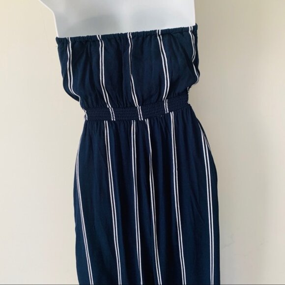 NEW Silence + Noise Jackson Culotte Strapless Jumpsuit XS - Picture 4 of 8